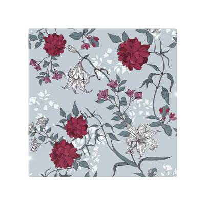 Winter Floral Splash Back