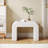 23.62" W Faux Cashmere Vanity Stool-2091631397