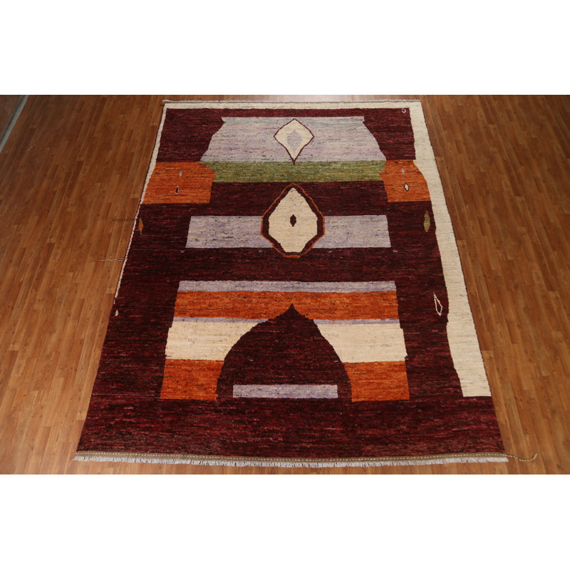 Tapis marocain noué à la main 9 x 12