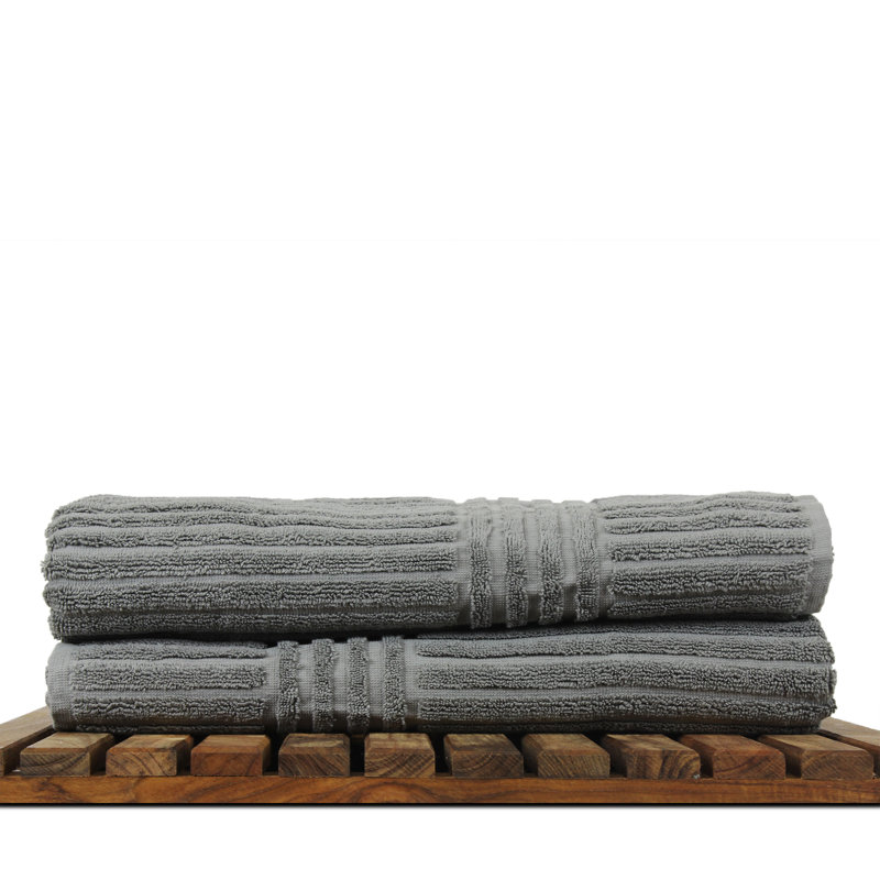 Wellston Super Plush Bath Towel, Gray