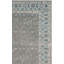 Tapis gris / bleu en laine / viscose / coton touffeté à la main Blassingame-22226962