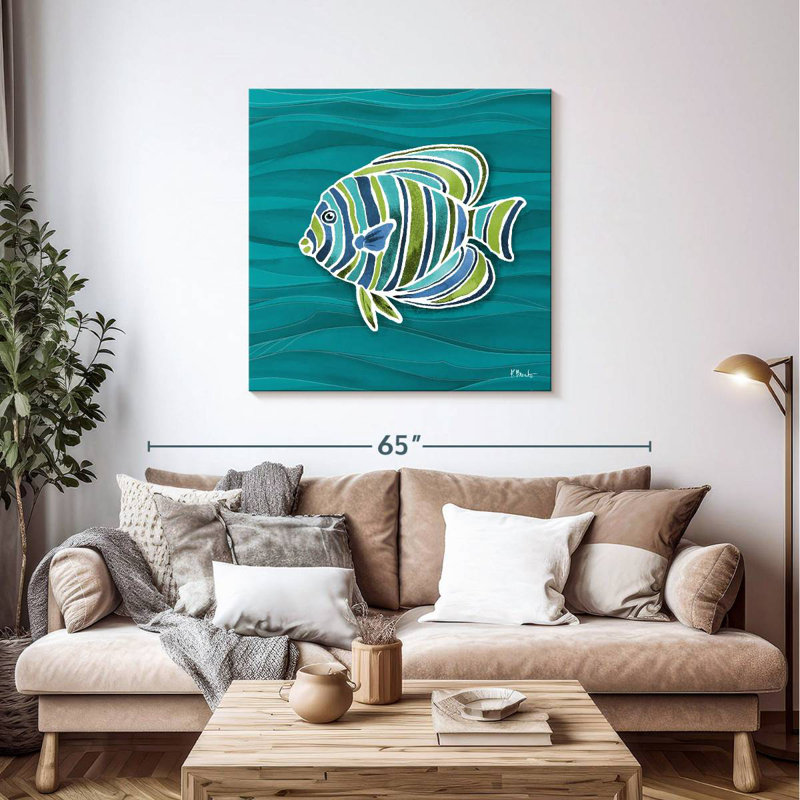Brampt Tahiti Blues IV, H 39 po x l 39 po