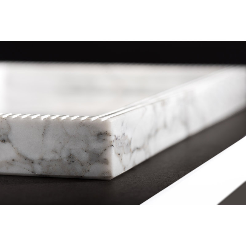 Plateau de service Manhattan Fruit Bianco Carrara