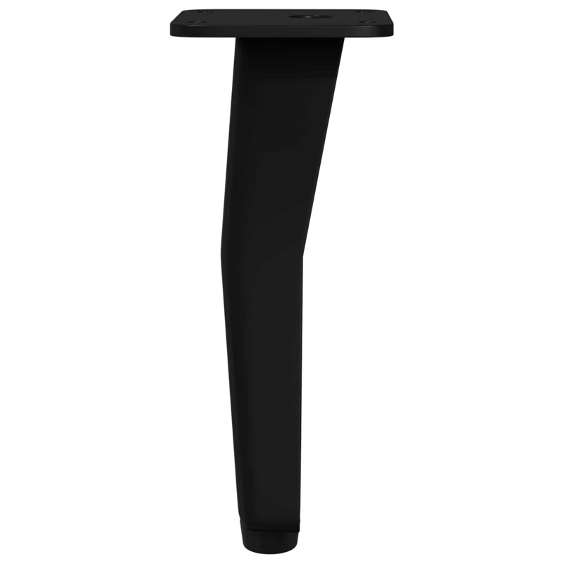 Vidaxl Standing Feet Black Iron Furniture Accessories Support Modern Design