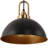 1-Light Matte Black Farmhouse Pendant Light Hanging Industrial Ceiling Lights Fixture For Kitchen Island (2-Pack)