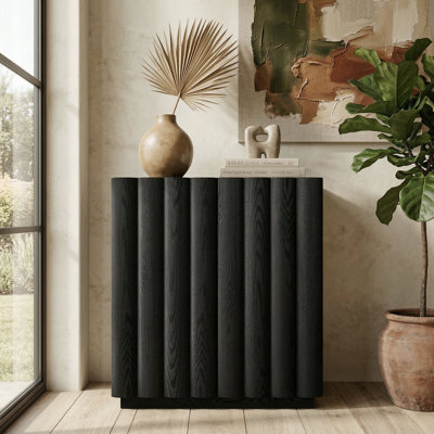 Armoire d'appoint cannelée 28 po Molly