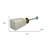 Set of Six White Stone Square Cylindrical Drawer Pull Knobs