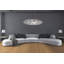 Amir Crystal Semi Flush Mount