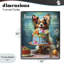 Bone Appetit Dog Magazine Parody Framed Giclee, design by Grotto Studios-1888747634-1888747635