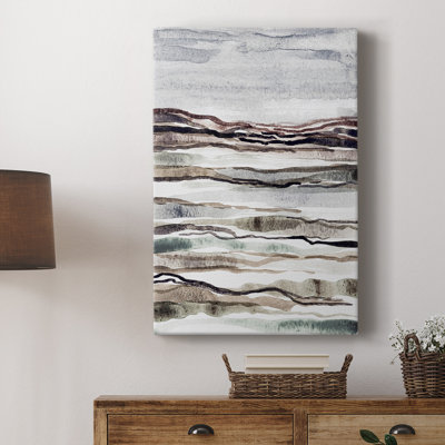 «Mute Earth Layers I» - galerie personnalisée enveloppée Cavas