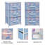 Commode 3 tiroirs - Teinture Tie Dye