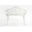 Banc en fonte d'aluminium (excluant la table)-313362605