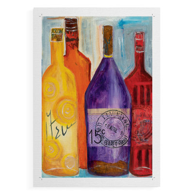 Vive La Bourgogne II - Impression sur toile seulement - NON CADRE