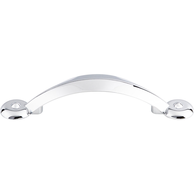 Angle Bar pull, Polished Chrome, 3" Center to Center