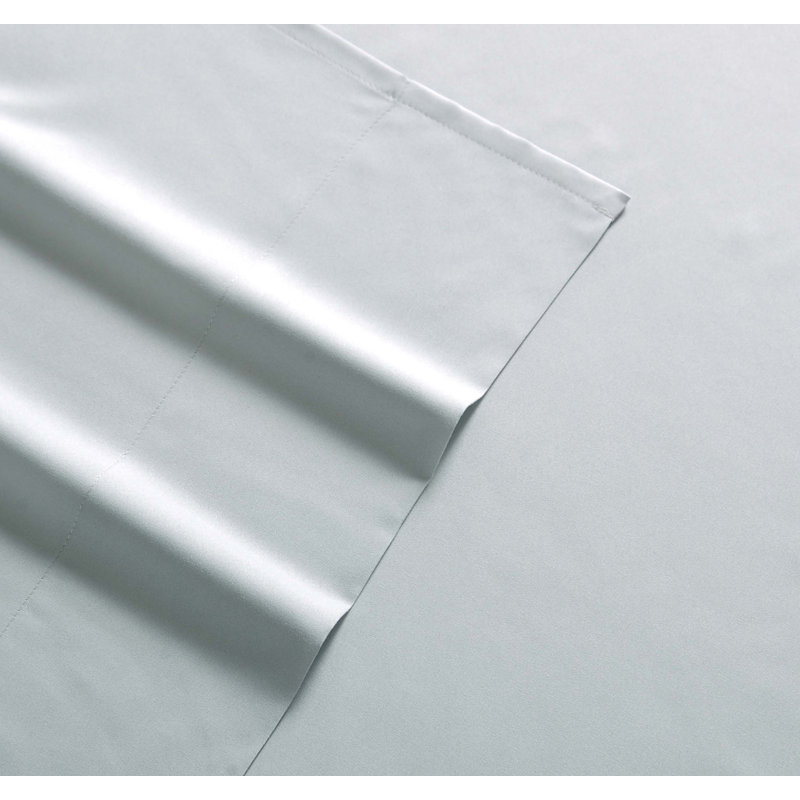 Silver Grey Twin XL Microfiber Kids Sheet Set