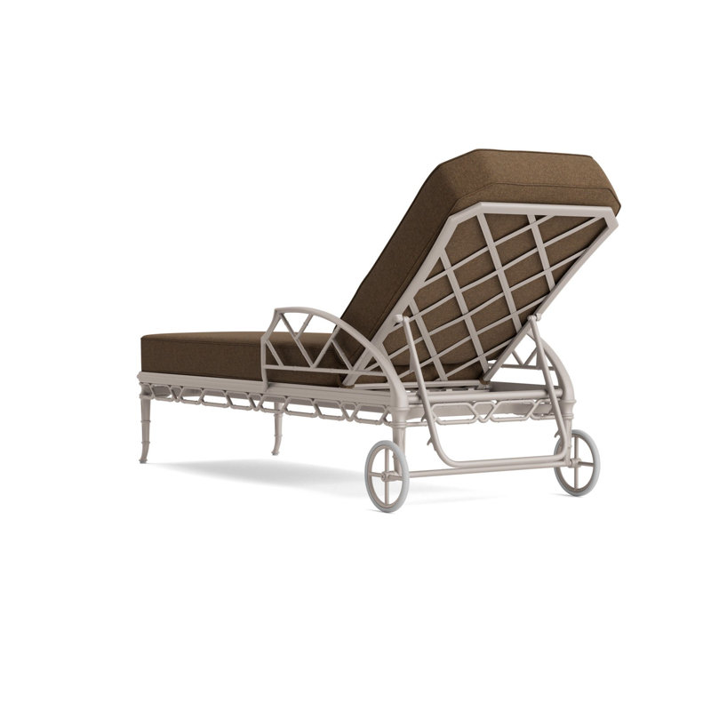 Calcutta Outdoor Chaise Lounge, Fusion Moccasian, Dove Smooth