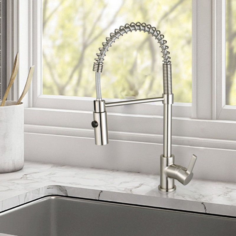 Dowell Pull Down Kitchen Faucet, Chrome