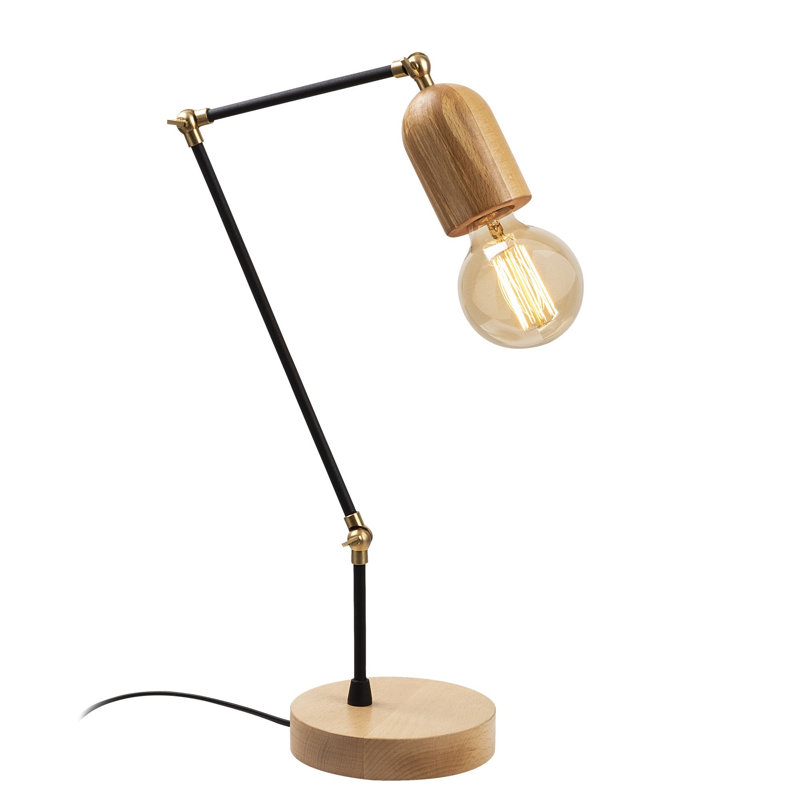 Lampe de bureau brune 20,47 po Folse