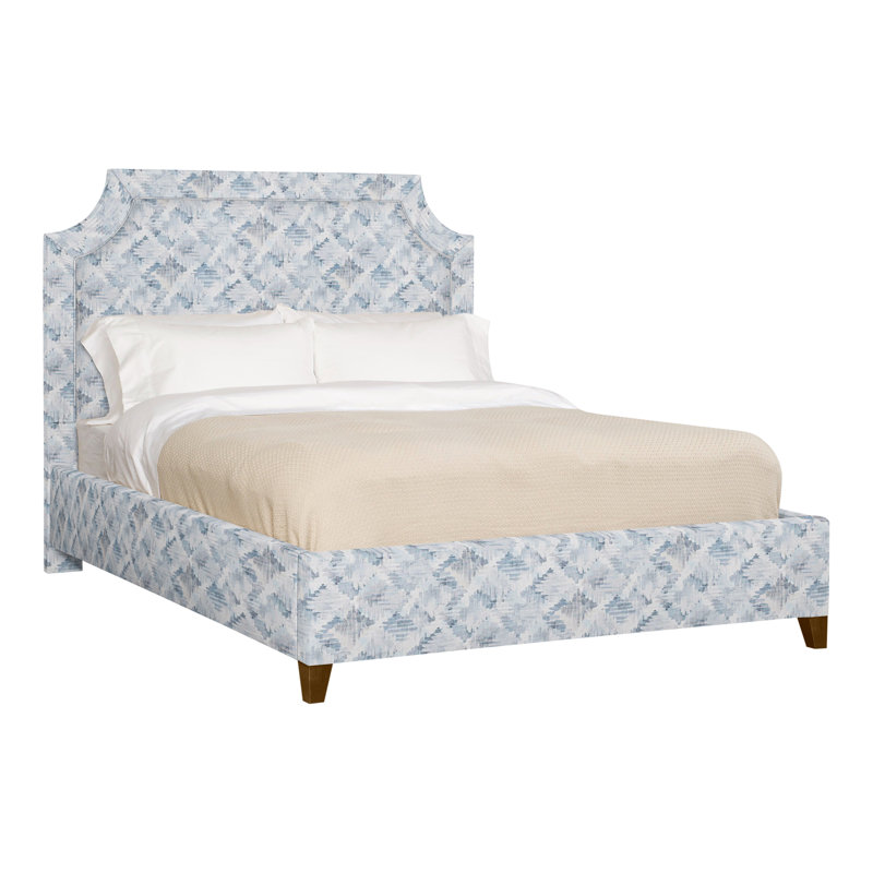 Audrey/Asher Upholstered Bed, No, Kempsey Sheepskin, Havana
