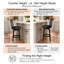 Tabouret de bar et de comptoir pivotant Asharn-46321955-17684208