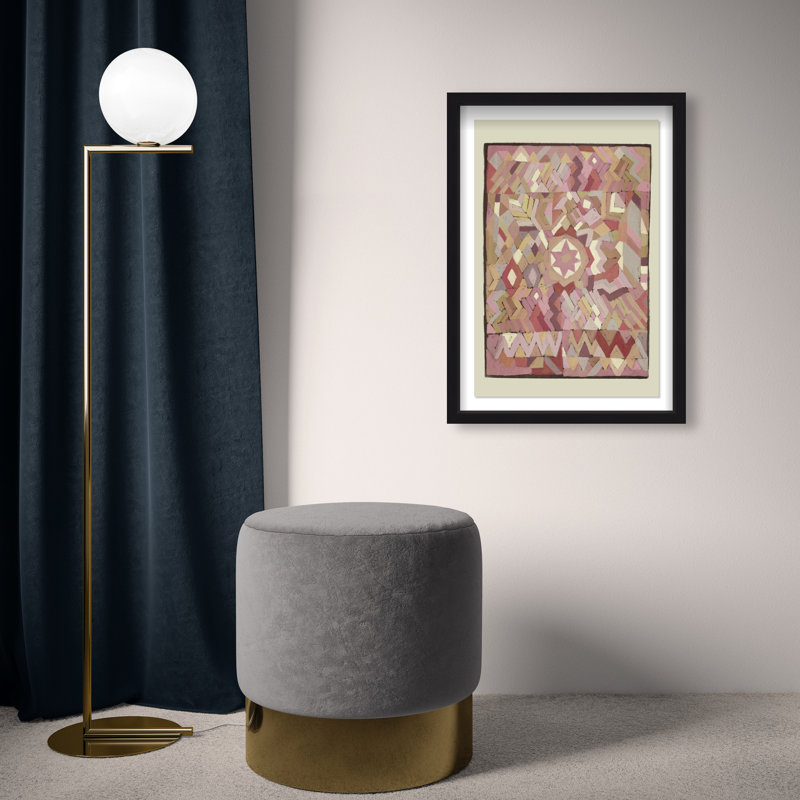 Tapestry Boehme Print by Oliver Gal, 25.5"H x 17.5"W, Black Shadowbox