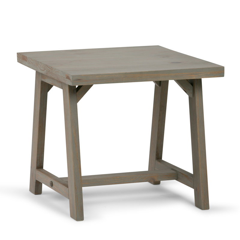 Modern - End Table - Distressed Grey