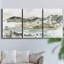 Ensemble de 3 pièces encadrées sur toile Colorful Bedrock IV-95009765