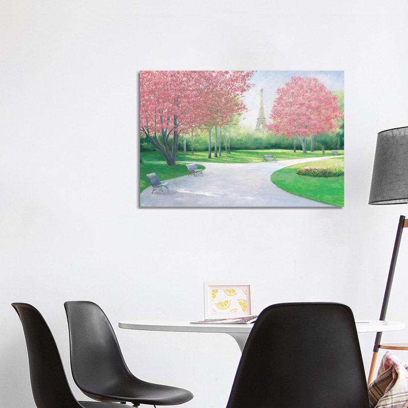 Parisian Spring by James Wiens - Wrapped Canvas Painting, 101.6 cm H x 66.04 cm W x 3.175 cm D