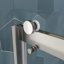 Porte de douche à dérivation, porte coulissante, avec verre trempé de 5/16 po-111671004