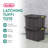 Sterilite Latching Tuff1 Stackable Storage Tote Bin w/ Latch Lid-104713201-104713200
