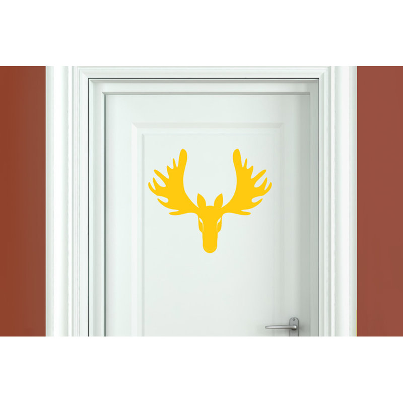 Animals Wall Decal, Dark Yellow