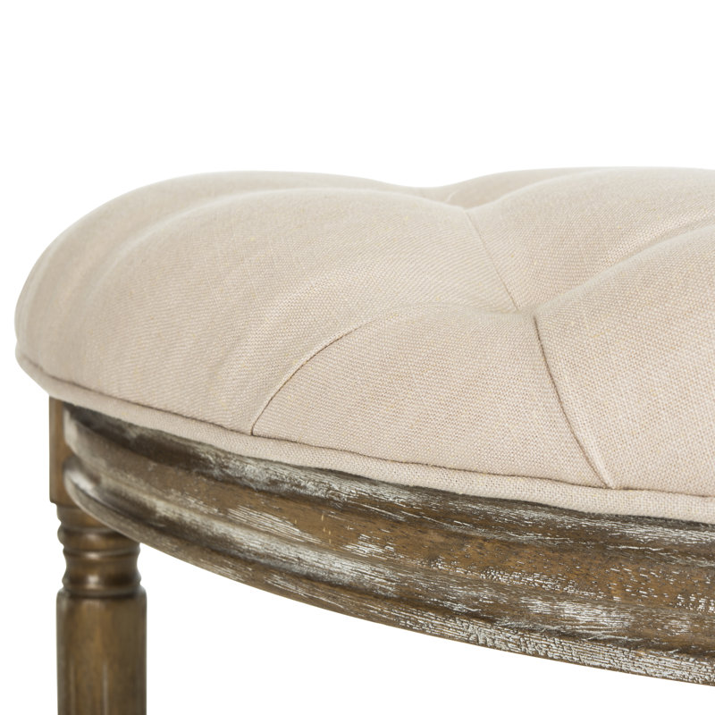 Moneta Upholstered Bench, Beige