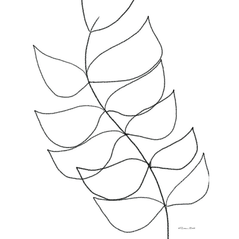 Feuille croquis 1 - impression sur toile tendue, H 24 po x l 18 po