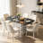 Modern Rectangle Dining Table Kitchen Table