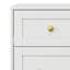 Commode blanche à 7 tiroirs