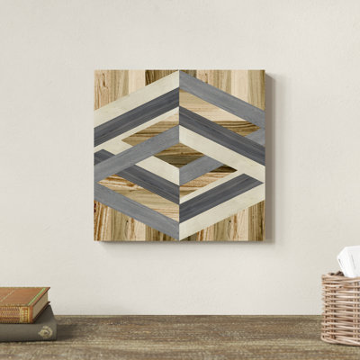 «Geometric Inlay II», peinture sur toile