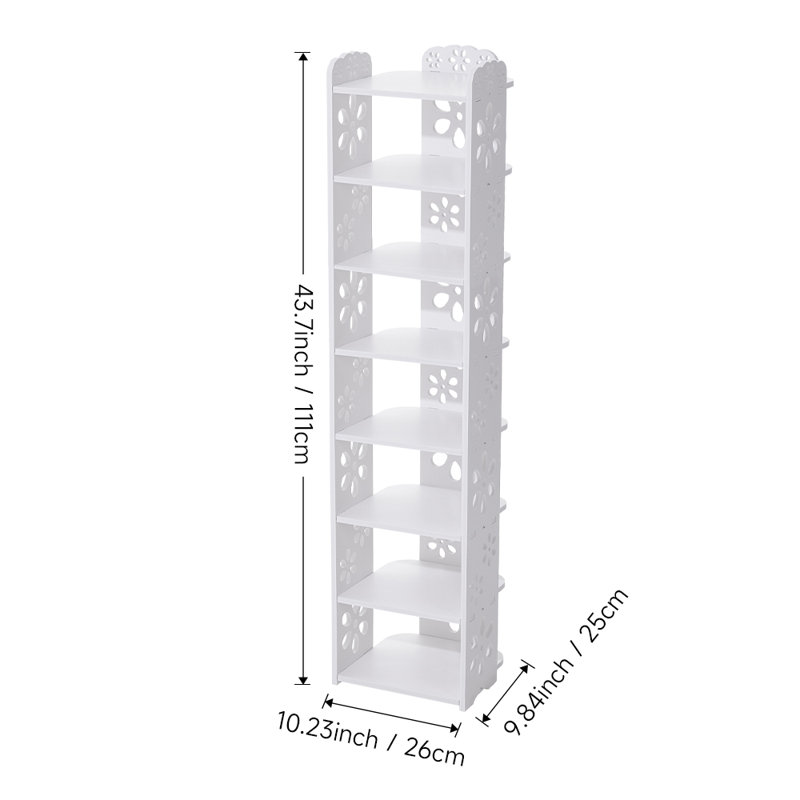 8 Pair Shoe Rack