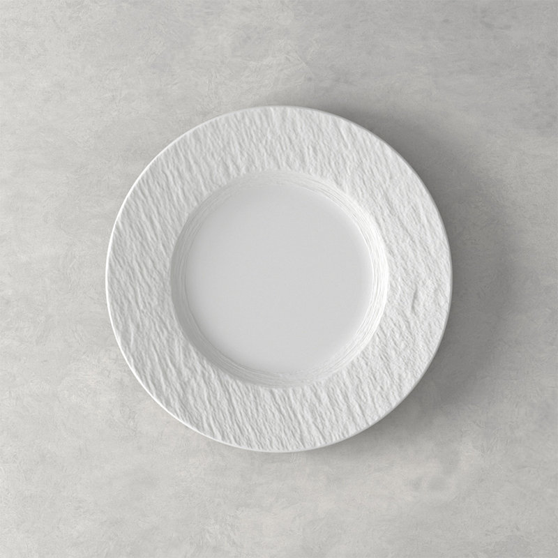 Villeroy & Boch Manufacture Rock 8.5" Salad Plate, White