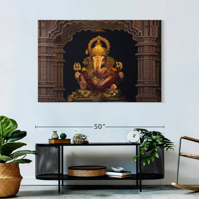Ganesh Statue, 32" H x 48" W