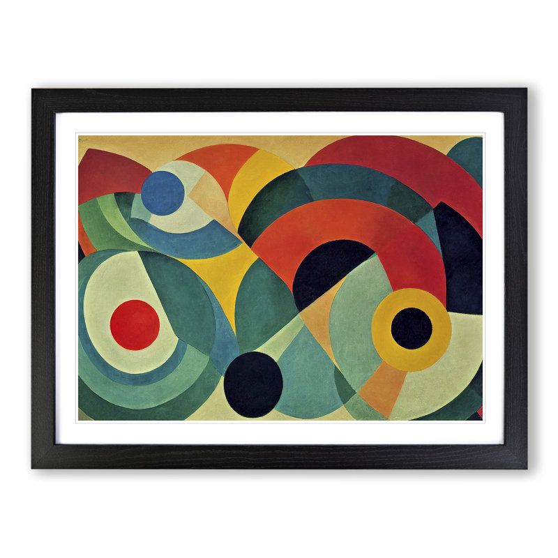 Prizewinning Abstract Art - Single Picture Frame Print, Black Framed, 46cm H x 64cm W x 2cm D