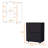 Black Rectangular Bar Cart With Build And Shelves Wood Ample Storage Mobility Options-1146330867