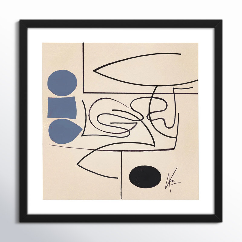 Reflection 2 by Lee Lessem, Black, 36" H x 36" W x 1.25" D