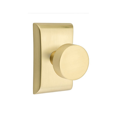 Emtek Passage Knobset w/ Neos Rosette and Round Knob