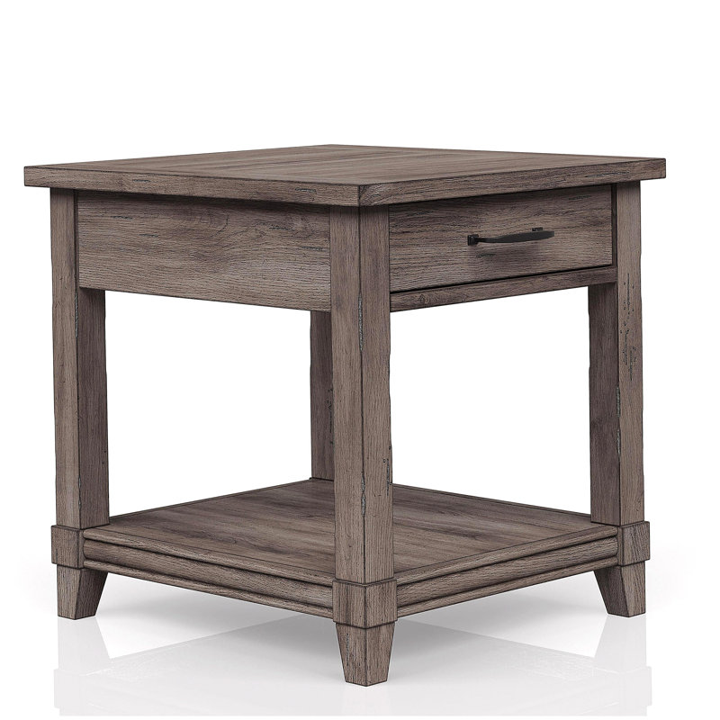 End Table W/ Storage Drawer & USN