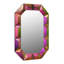 Miroir mural décoratif géométrique 39 "avec finition néon Freelon