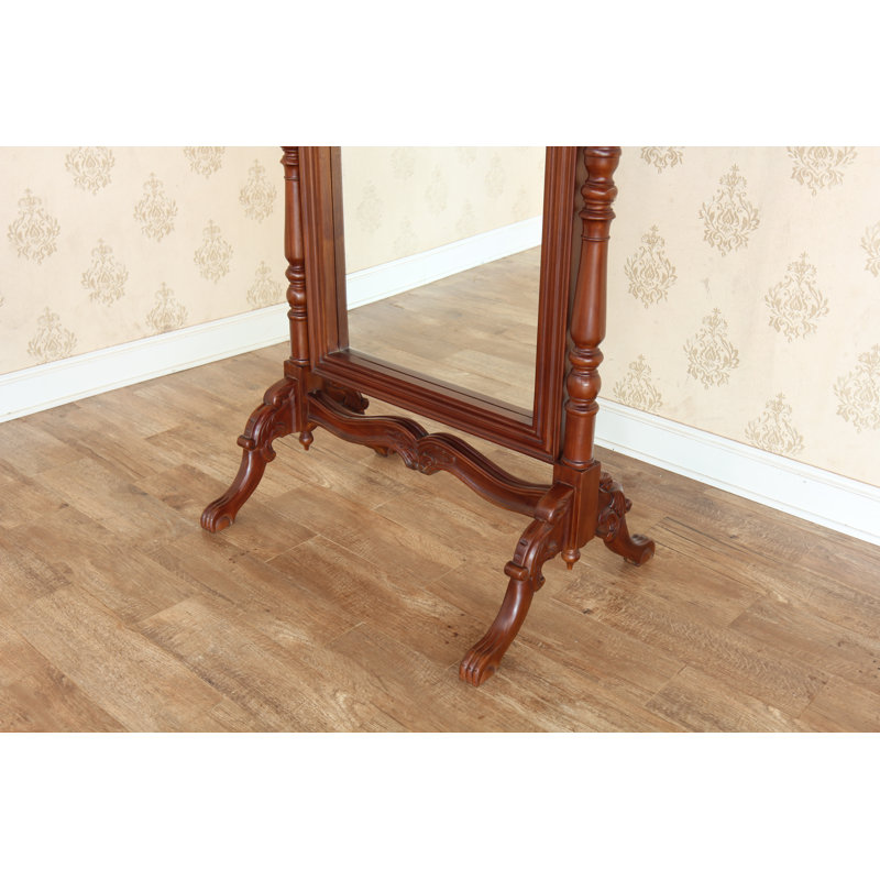 Solid Wood Flat Floor Mirror