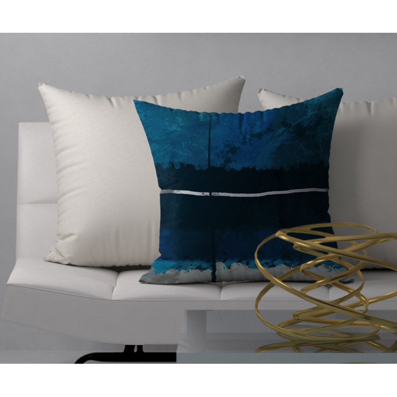 Coussin décoratif carrée a1 de style rétro, 18 po x 18 po
