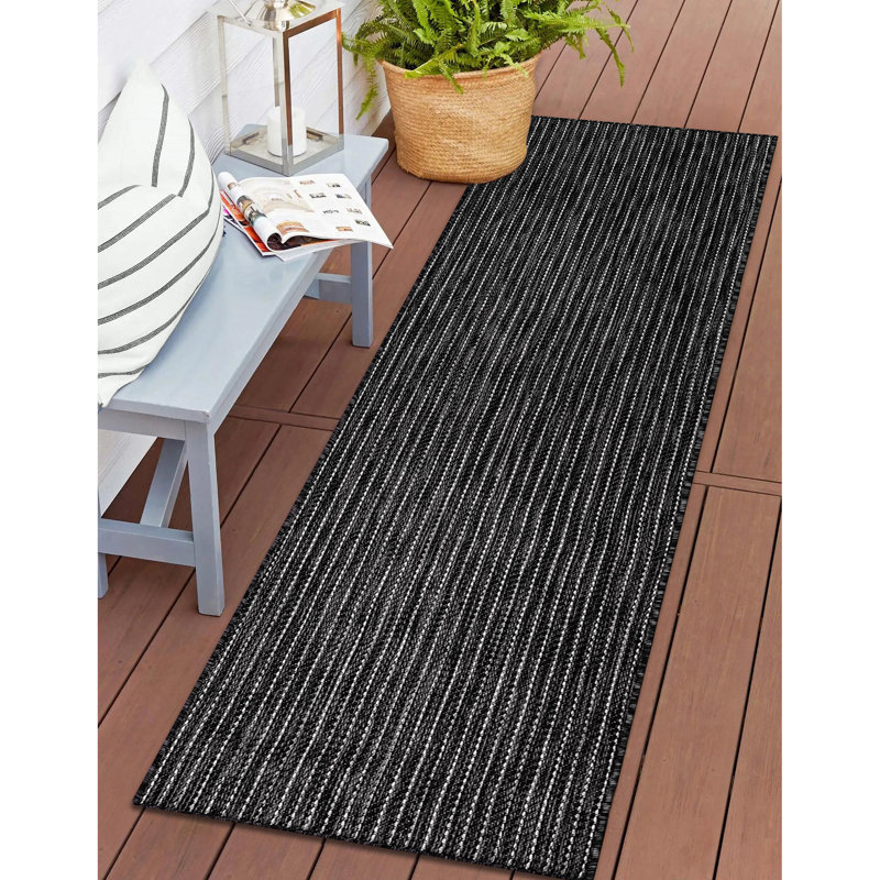 Tapis intérieur / extérieur Ashwin, Tapis de couloir 1 pi 11 po x 7 pi 6 po