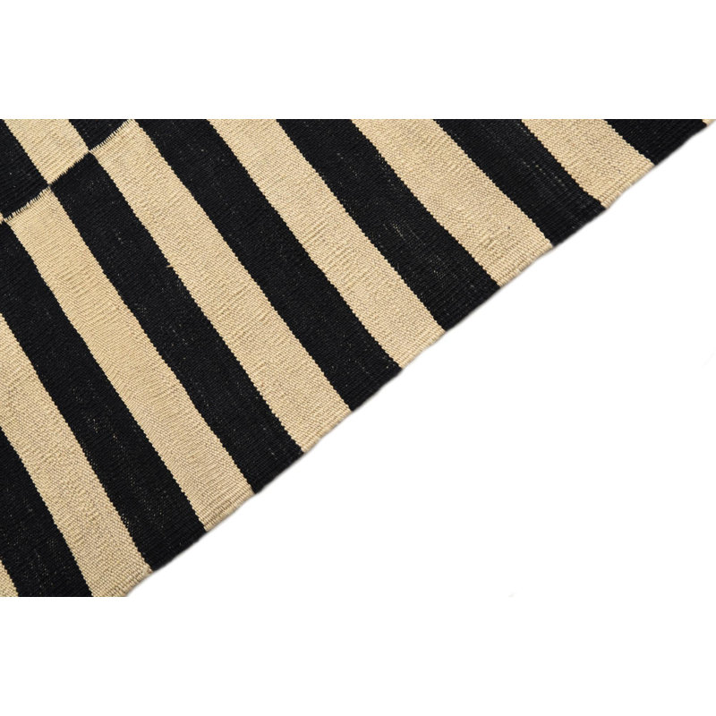 Tapis noir et blanc Noor