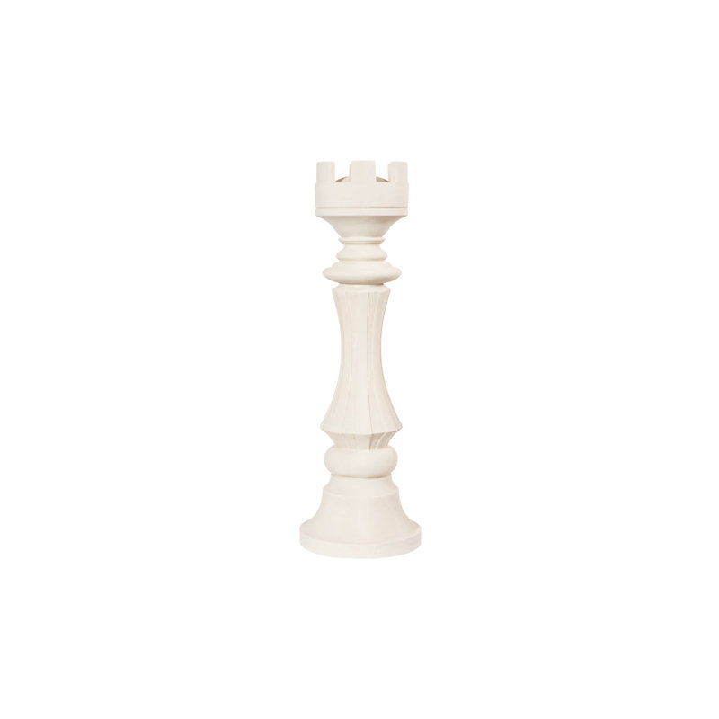 Sculpture Rook Chess, Blanc